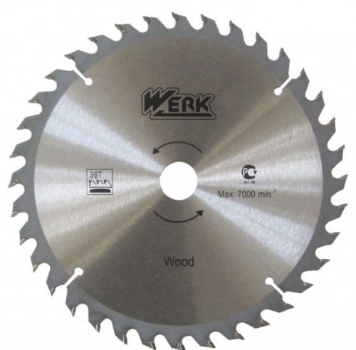 Werk 180х22.23 мм Диск пильний