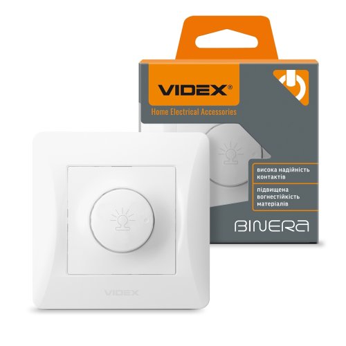 VIDEX BINERA Диммер 600Вт белый